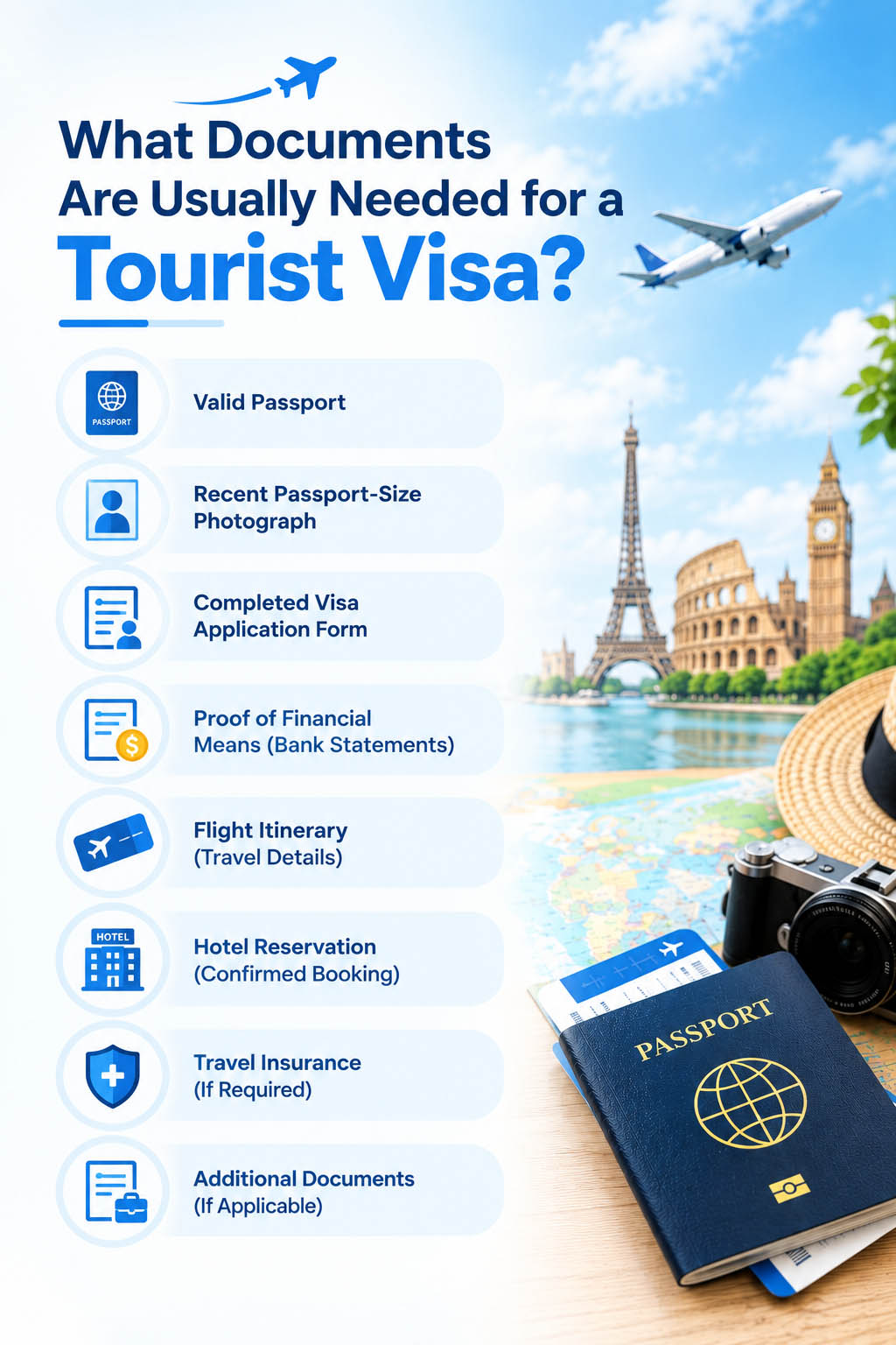 What Documents Are Usually Needed for a Tourist Visa?